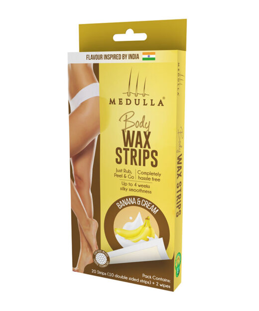 Medulla Body Wax Strips – Dark Chocolate  Almond – Medulla